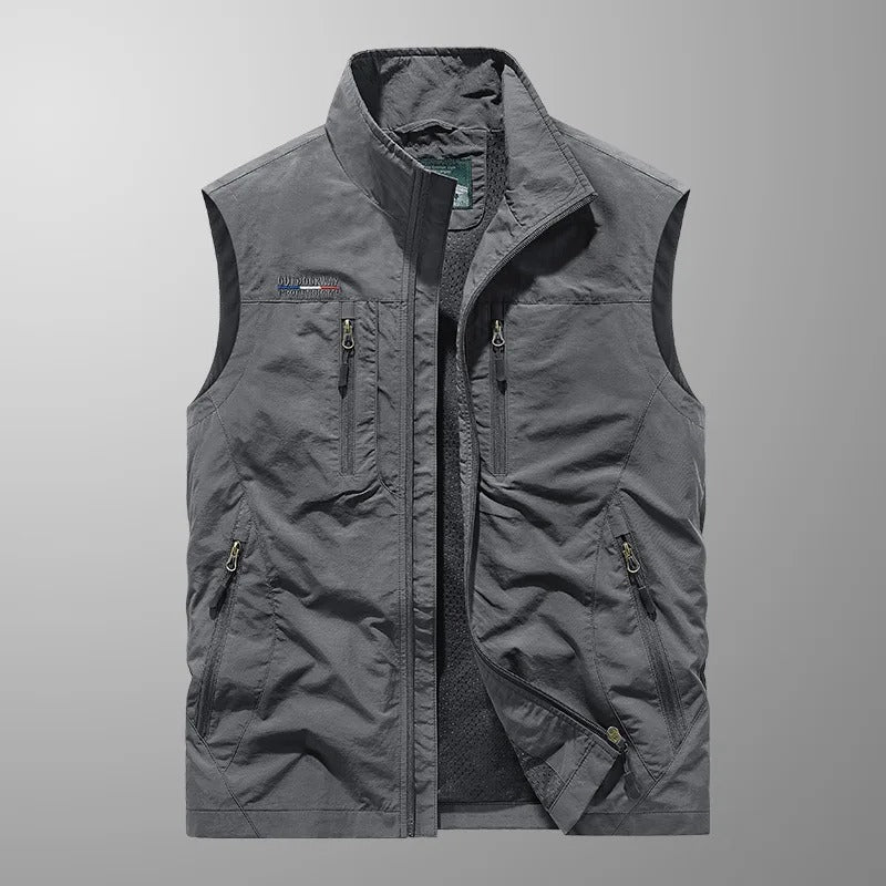 ROBERT™ | Multi-Pocket Breathable Classic Cargo Gilet