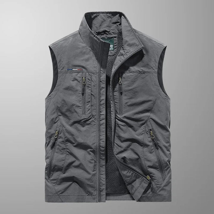 ROBERT™ | Multi-Pocket Breathable Classic Cargo Gilet