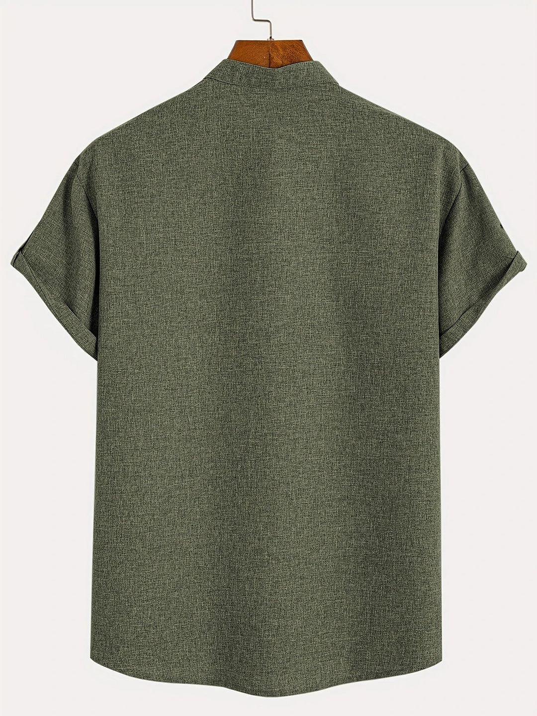 Oliver – Trendy short sleeve shirt with stand-up collar