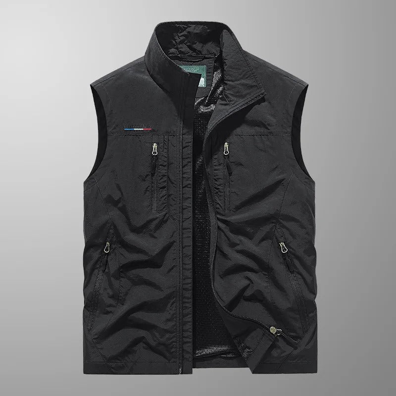 ROBERT™ | Multi-Pocket Breathable Classic Cargo Gilet