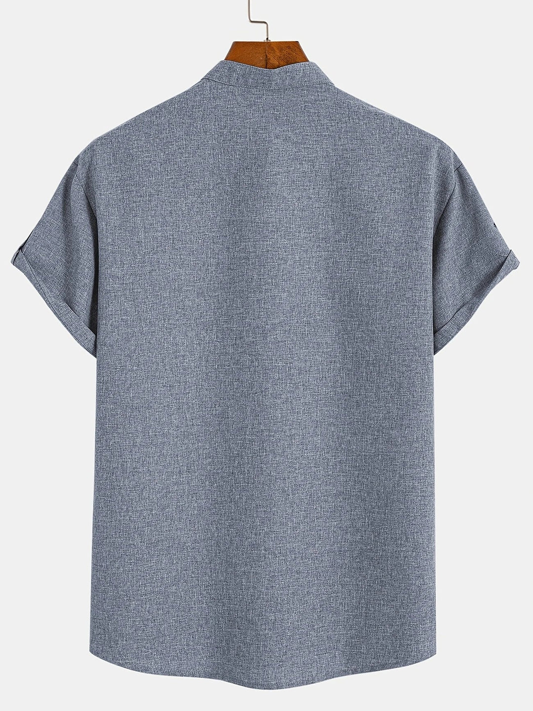 Oliver – Trendy short sleeve shirt with stand-up collar