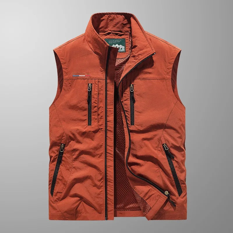 ROBERT™ | Multi-Pocket Breathable Classic Cargo Gilet