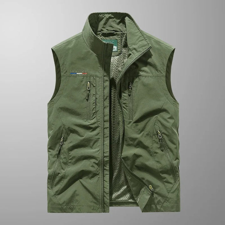 ROBERT™ | Multi-Pocket Breathable Classic Cargo Gilet