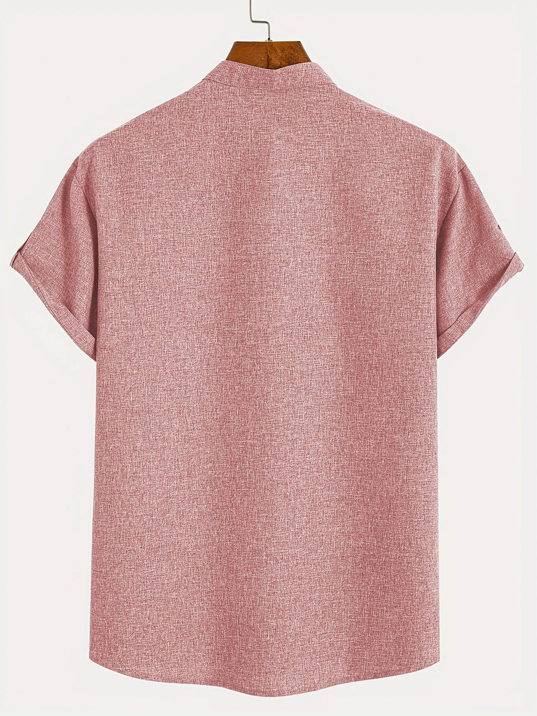 Oliver – Trendy short sleeve shirt with stand-up collar