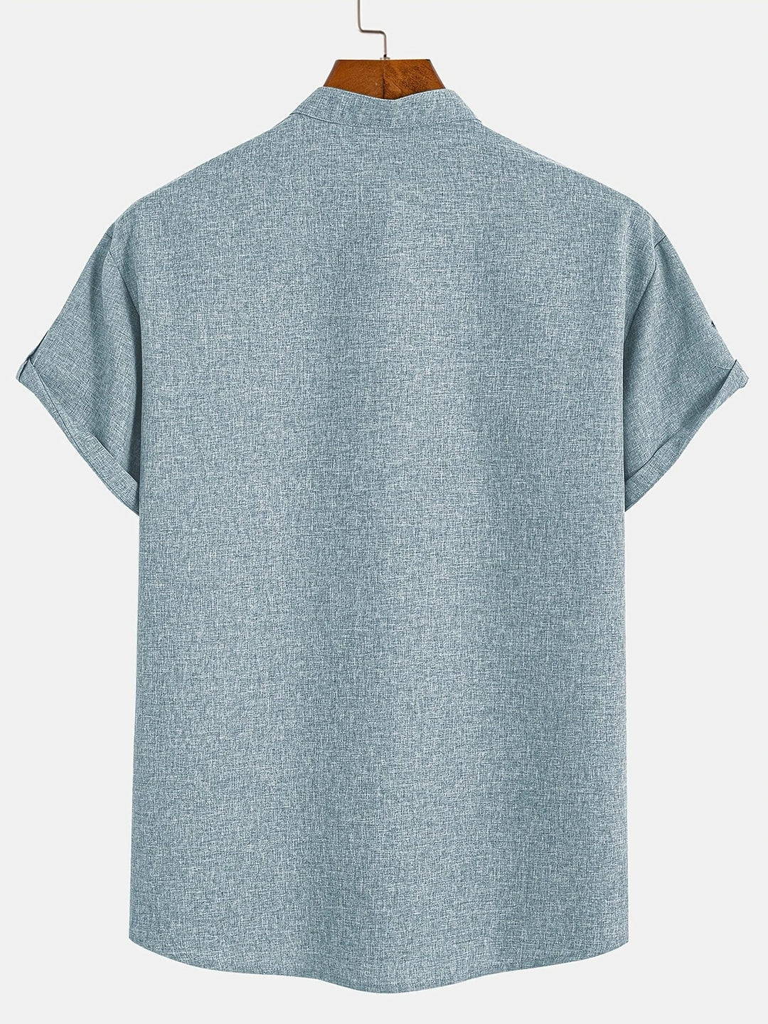 Oliver – Trendy short sleeve shirt with stand-up collar