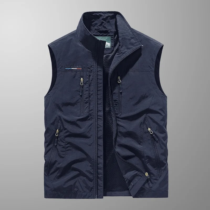 ROBERT™ | Multi-Pocket Breathable Classic Cargo Gilet