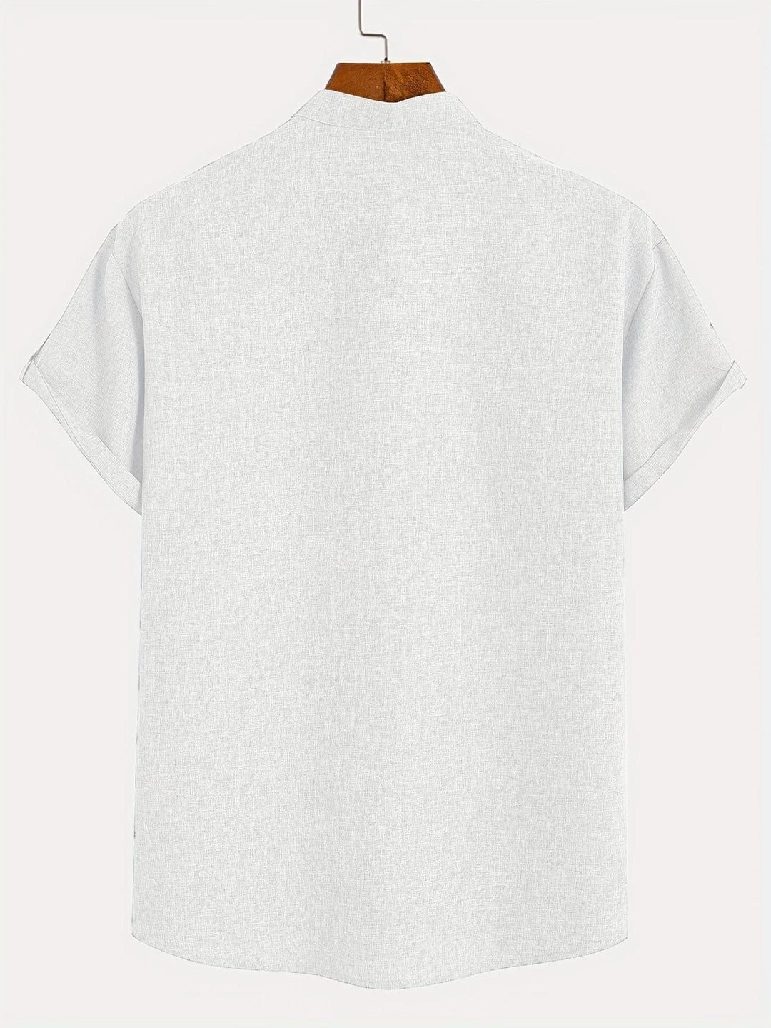 Oliver – Trendy short sleeve shirt with stand-up collar