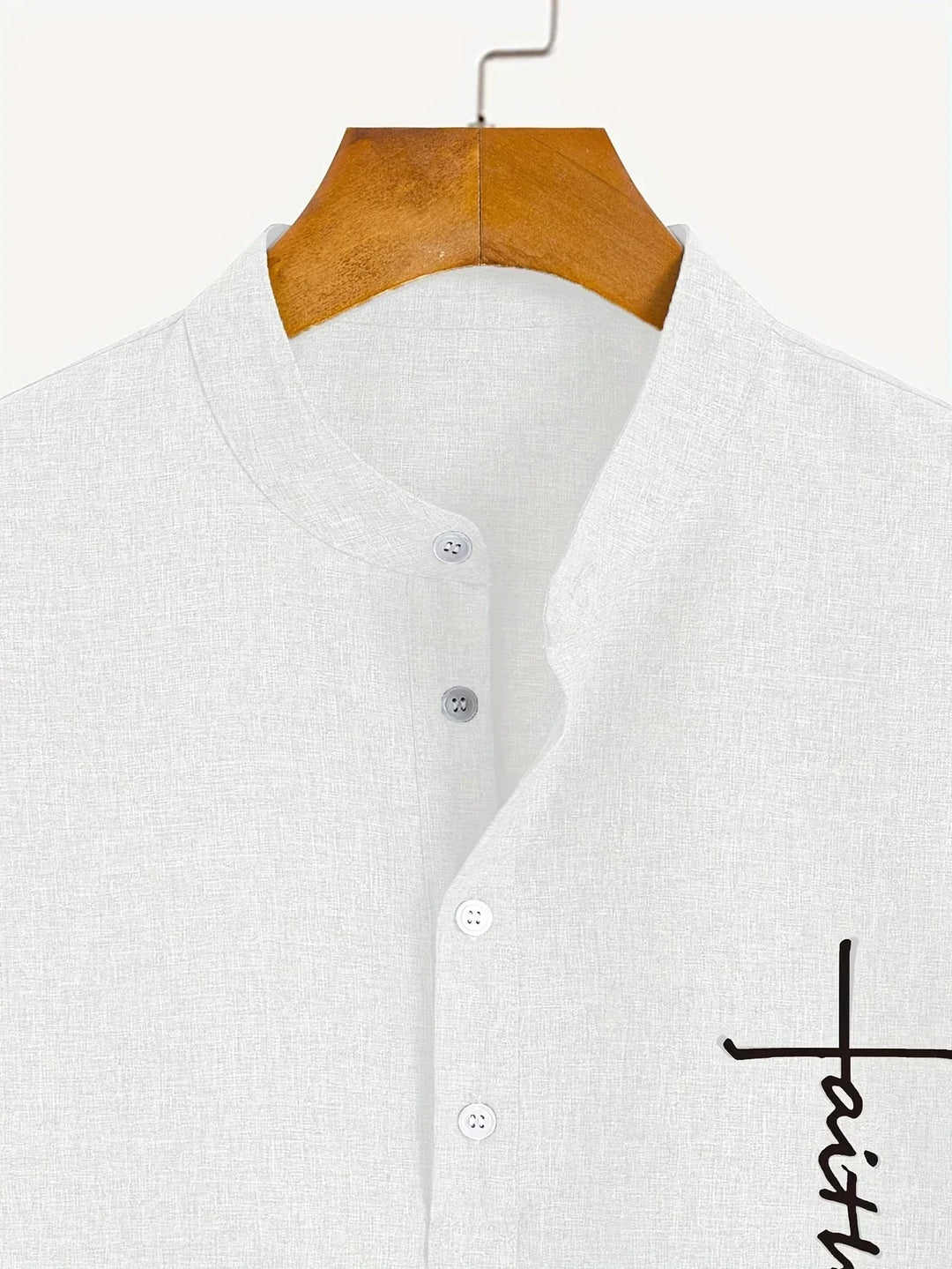 Oliver – Trendy short sleeve shirt with stand-up collar